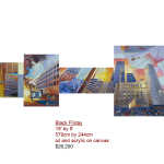 <a class="caption-link" href="https://www.richardgoldpaintings.com/works/details-from-black-friday/">CLICK HERE for additional close up images and sketches of Black Friday.</a>